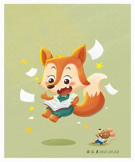 快乐的小狐狸|插画|创作习作|lemonke可 - 原创作品 - 站酷 (ZCOOL)