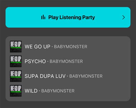 BABYMONSTER Listening Party Replay - Weverse Magazine
