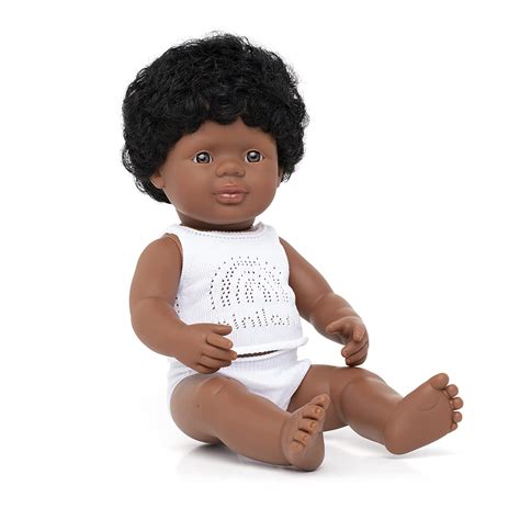 Miniland Educational - Baby African American Boy - 15" Tall ...