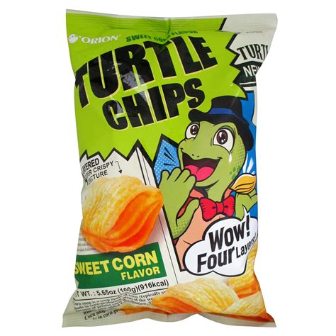 Orion Turtle Chips, Sweet Corn Soup Flavor, Super Crunchy Four-Layer ...