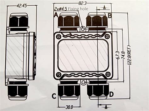Connectors - WATERPROOF H TYPE JUNCTION BOX WITH TRANSPARENT COVER ...