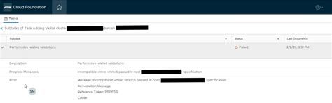 VCF on Dell VxRail: VI-WLD cluster add failed with error “Perform dvs ...