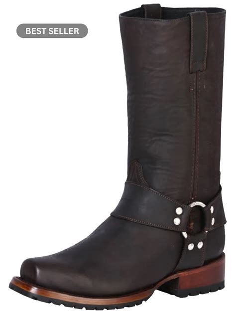 Genuine Leather Biker Boots - Biker Boots – Don Max Western
