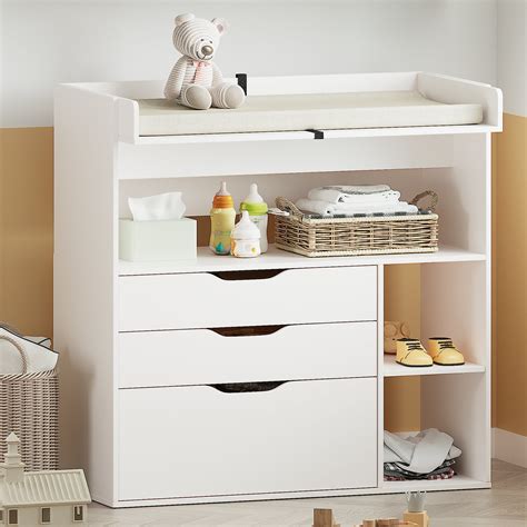 Baby Changing Table Storage Baby Changing Table With Bathtub 2 In 1