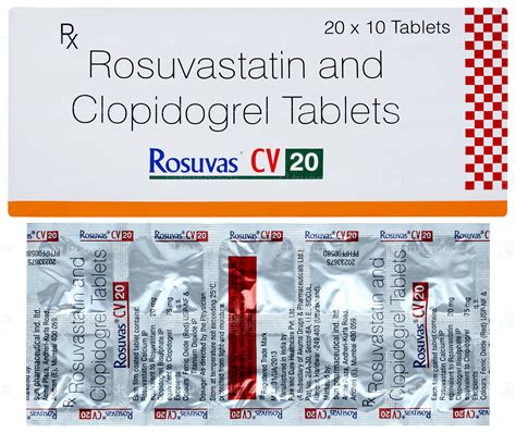 Rosuvas Cv 20 Tablet – Cardiovascular Risk Management