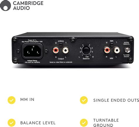 CambridgeAudio Cambridge Audio Alva Solo | Phono Preamp for Moving ...