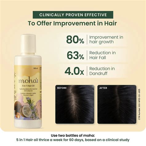 Charak Pharma moha: 5 in 1 Hair Oil