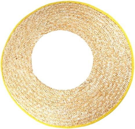 Mipcase Hard Hat Sun Shade Straw Woven Full Sun Shade Extension ...