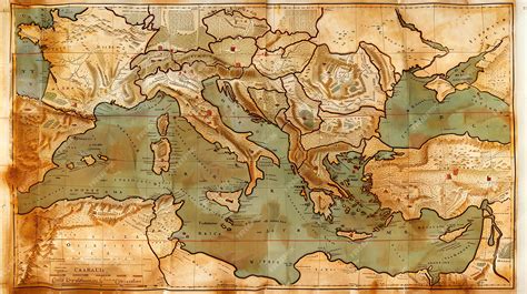 Old Map of Europe 的图像结果