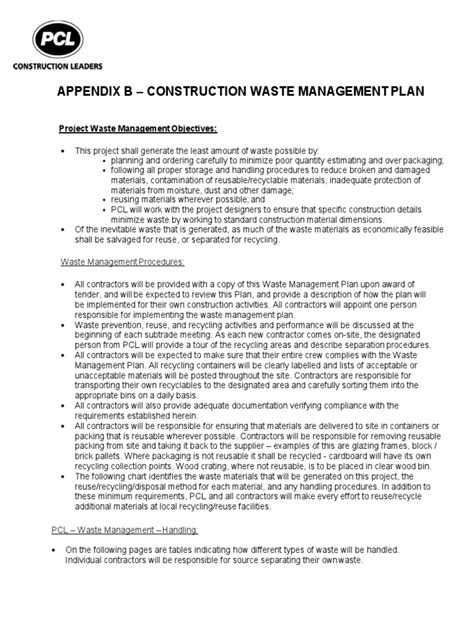 Construction Waste Management Plan 的图像结果