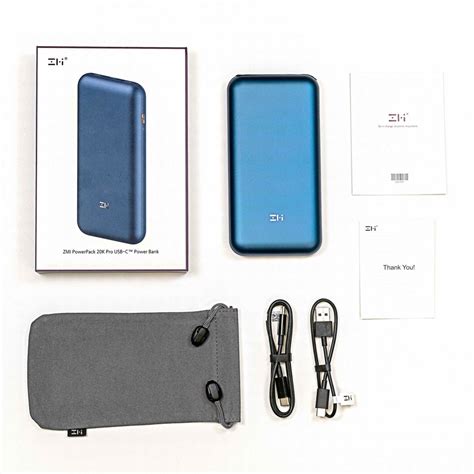 1× ZMI 10 Power Bank Pro 1× 18-inch USB-C to USB-C cable with E-Mark ...