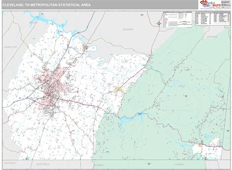 Full Map Of Cleveland Tennessee