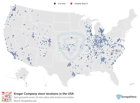 Number of Kroger Company locations in the USA in 2026 | ScrapeHero