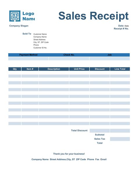 Purchase Receipt - Template Spark...: Premium Template - Template Spark