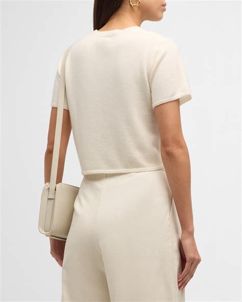 Sablyn Charleston Short-Sleeve Cashmere Sweater | Neiman Marcus