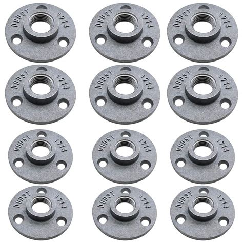Newzc 12 Pcs Threaded Floor Flange 1 2 Inch 3 | Desertcart INDIA