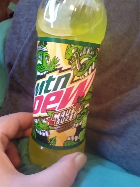 First time trying this Mountain Dew Maui Burst. A Dollar General ...