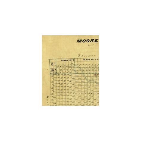 Historic County Map - Moore County Texas - General Land Office 1878 ...