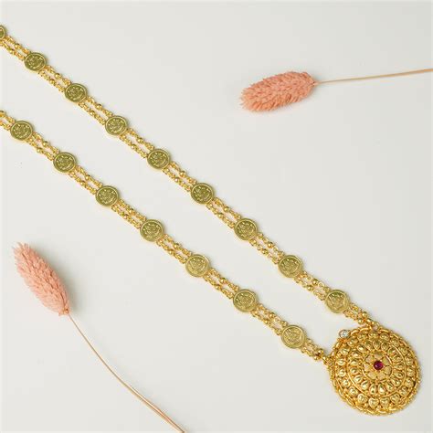 Pure 925 Silver Gold Plated Silver Necklace – Siddhi Silver