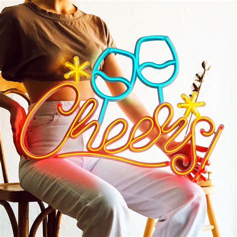 Cheers Cup Neon Wall Sign | Liuyang Lamps