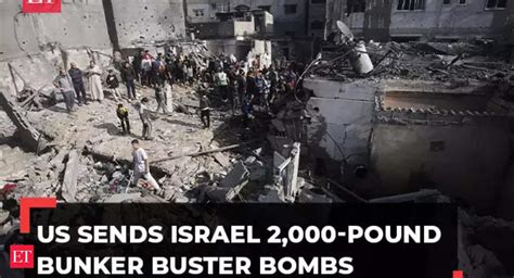 bunker buster bombs: Gaza war: US sends deadly BLU-109 bunker buster ...