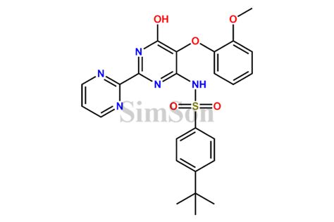 O-Deshydroxyethyl Bosentan | CAS No- 174227-14-6 | Simson Pharma Limited