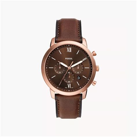 Fossil Neutra Chronograph Brown Leather Watch – The Watch Factory