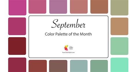What Colors Represent September at Naomi Hagans blog
