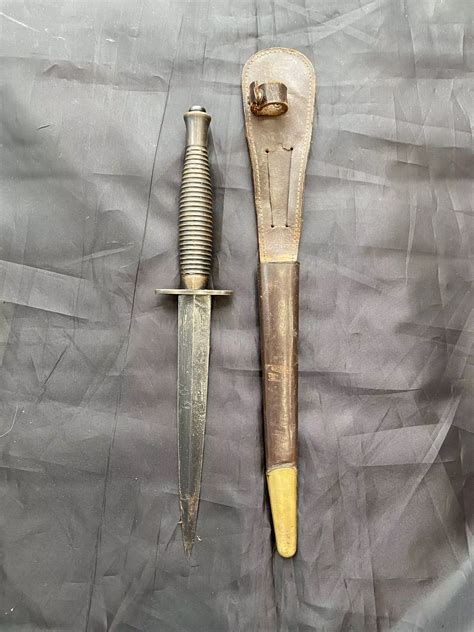 WW2 BRITISH FAIRBAIRN SYKES 3RD PATTERN COMMANDO DAGGER in Knives