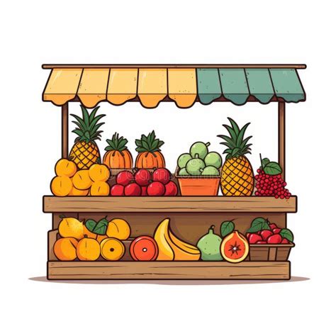 Fruit Store Cartoon 的图像结果