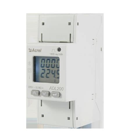 Digital single phase LCD din rail energy meter with /dual tariff energy ...
