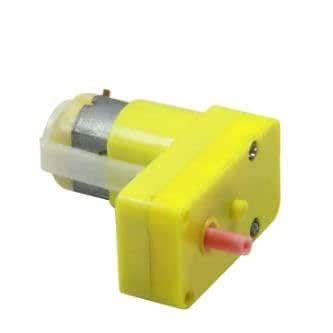 BO2 Side Shaft Plastic Brush Type DC Gear Motor 300RPM : Amazon.in ...