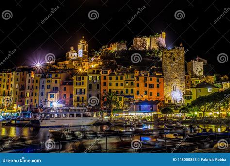 Portovenere by Night/ Small Harbour Near 5 Terre , La Spezia, Italy ...