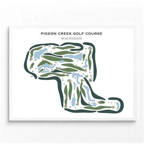 Pigeon Creek Golf Course, Michigan Golf Course Maps and Prints