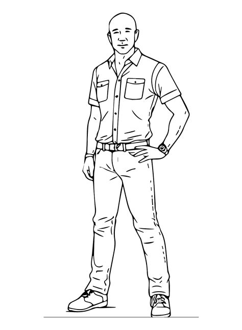 20+ Jeff Bezos Coloring Pages - Free Printable PDF & Online Coloring