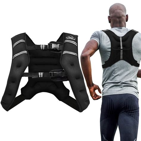Aduro Sport Adjustable Exercise Training Weighted Vest Workout ...