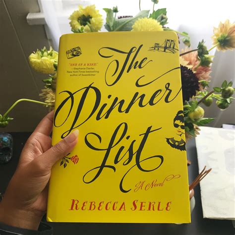 We've been spending time with our book date, THE DINNER LIST by Rebecca ...