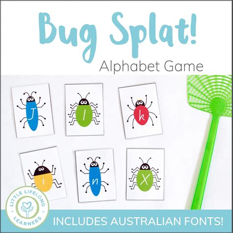 Bug Splat Alphabet Game - Little Lifelong Learners