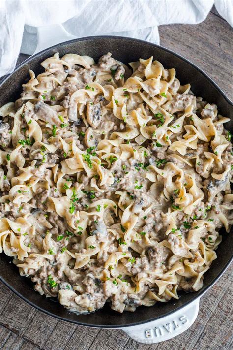 Ground Beef Stroganoff | Recipe Cart | Recipe Cart