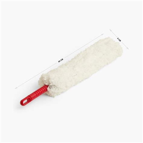 Buy Indus Solid Single Pc. Duster - 60 cm x 8 cm - Fabric - White from ...