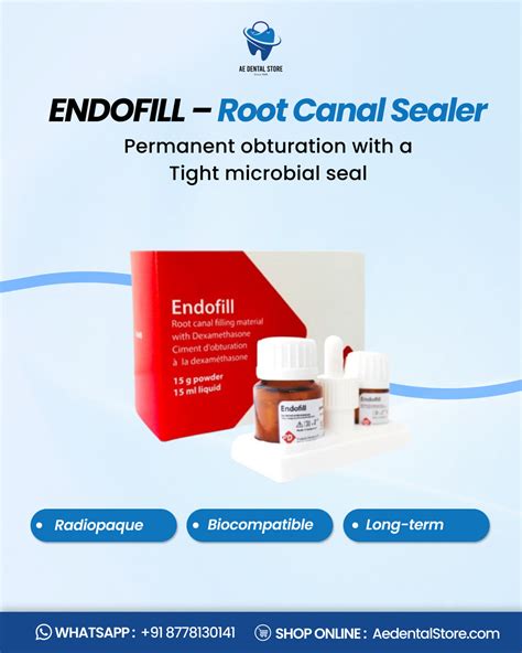 PD Endofill Radiopaque Root Canal Sealer – Powder & Liquid Kit | AE De ...