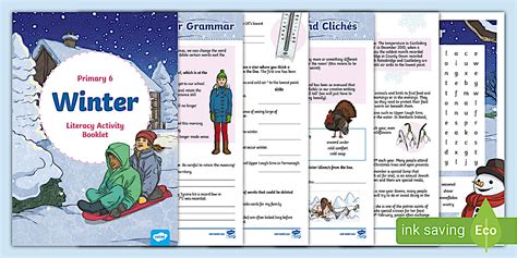 Winter Literacy Activity Booklet Primary 6