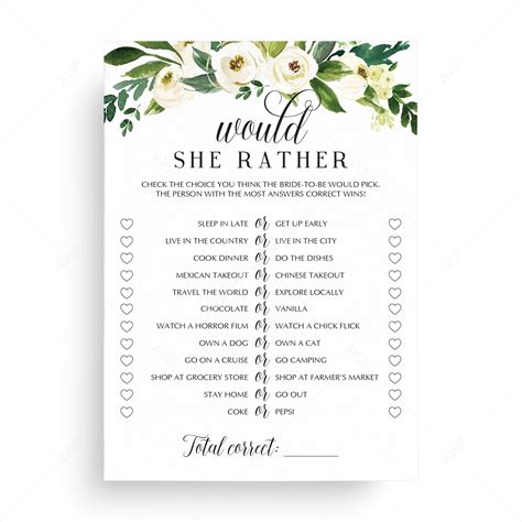 Shower Game Bundle Bridal Shower Instant Download Bridal Shower Games ...