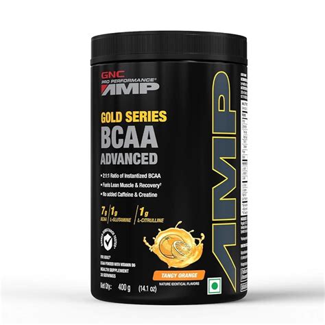 Buy Muscle recovery GNC Amp Gold BCAA 400 grams 30 servings | Mighty Fit