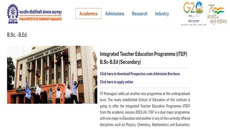 IIT Kharagpur 4-year Integrated BSc-BEd course 2nd Admission List 2023 ...