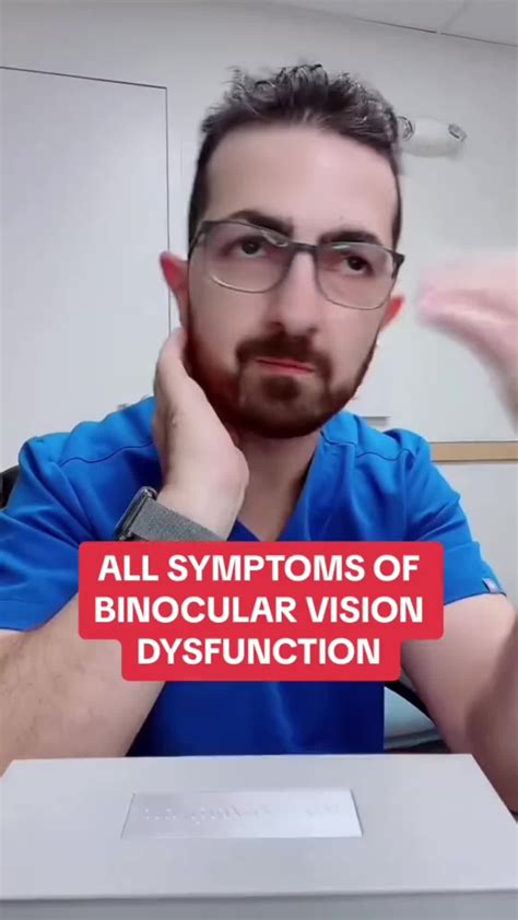Binocular Vision Dysfunction Symptoms