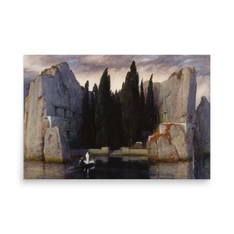 Arnold Bocklin Isle of the Dead Poster Swiss Painters - Etsy