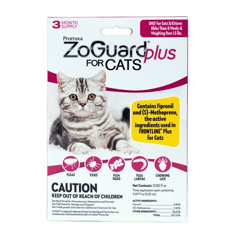 ZoGuard Plus for Cats 1.5lb&Up 3 Pack – Petsense