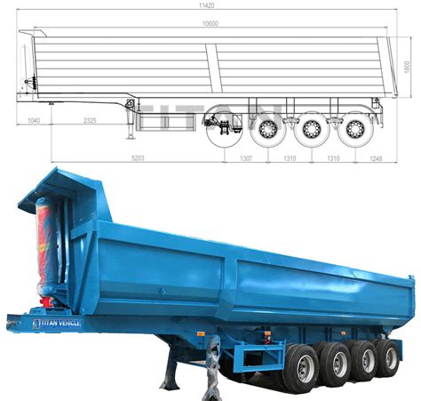 semi trailer dimensions 丨 semi trailer length width 丨flatbed semi ...